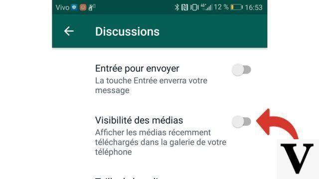 How to turn off automatic saving of photos and videos on WhatsApp?