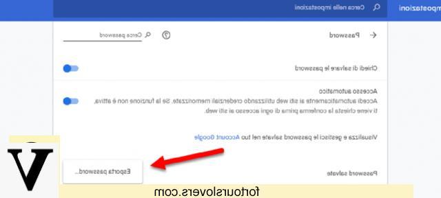 Comment exporter les mots de passe enregistrés dans Chrome