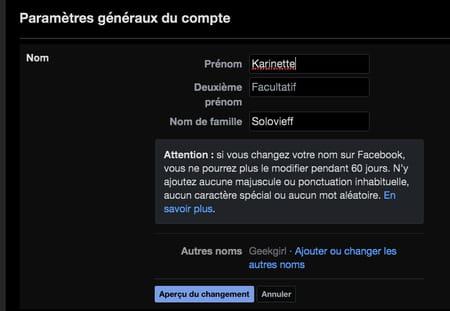 Facebook: como alterar ou adicionar um nome de perfil