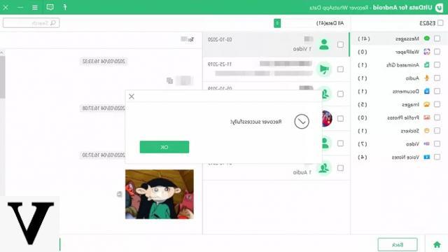 Récupérer des photos et des vidéos supprimées de Whatsapp -