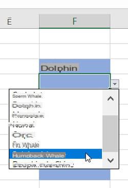 Lista desplegable de Excel: crear, insertar, modificar, eliminar