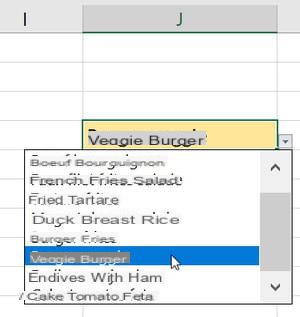 Excel drop-down list: create, insert, modify, delete