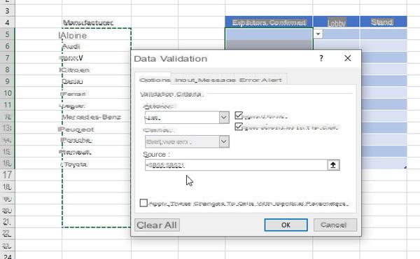 Lista suspensa do Excel: criar, inserir, modificar, excluir