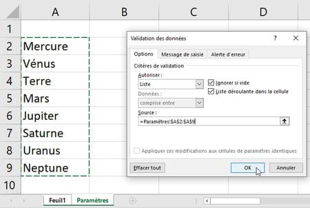 Lista desplegable de Excel: crear, insertar, modificar, eliminar