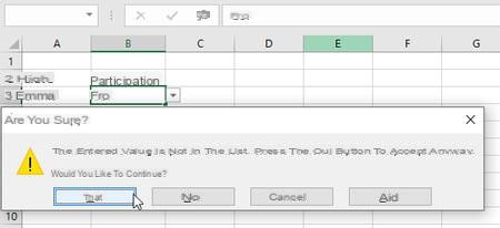 Excel drop-down list: create, insert, modify, delete