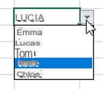 Excel drop-down list: create, insert, modify, delete