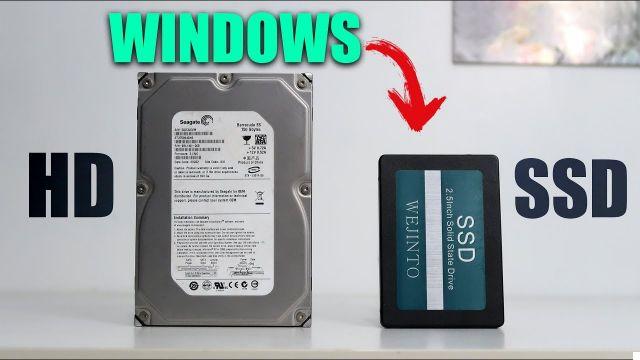 Transférer Windows vers SSD -