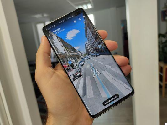 Google Maps: the Street View interface makes better use of the screen on Android