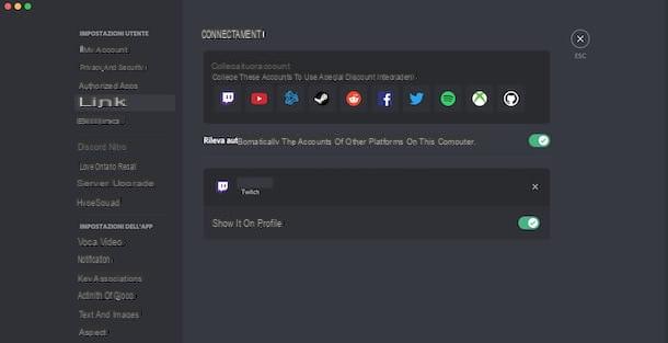 How to connect Discord to Twitch