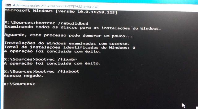 Accès Fixboot refusé sous Windows ? -