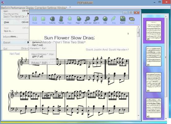 Como converter partituras de PDF em MIDI -