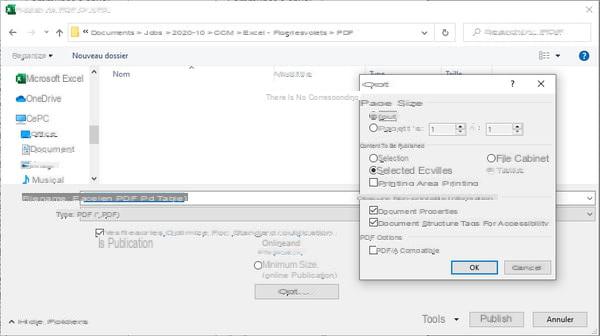 Converter Excel para PDF: Converter tabela ou gráfico