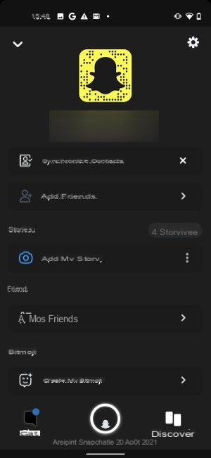 How to put dark mode on Snapchat