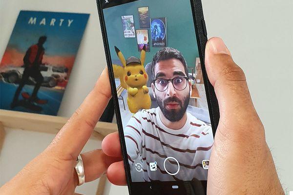 Cómo tomar una selfie con el detective Pikachu en Google Playground