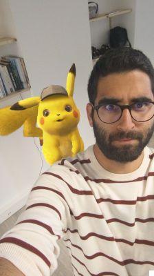 Cómo tomar una selfie con el detective Pikachu en Google Playground