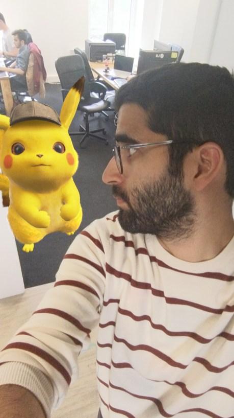 How to take a selfie with Detective Pikachu on Google Playground