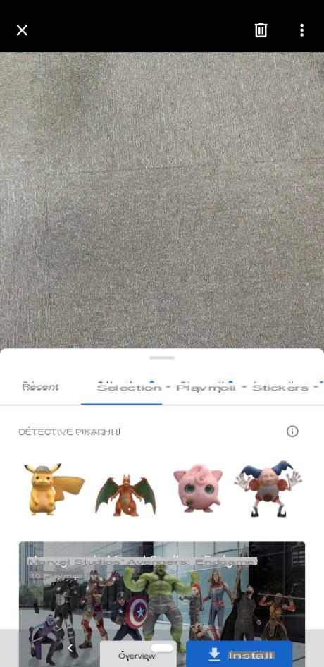 Cómo tomar una selfie con el detective Pikachu en Google Playground