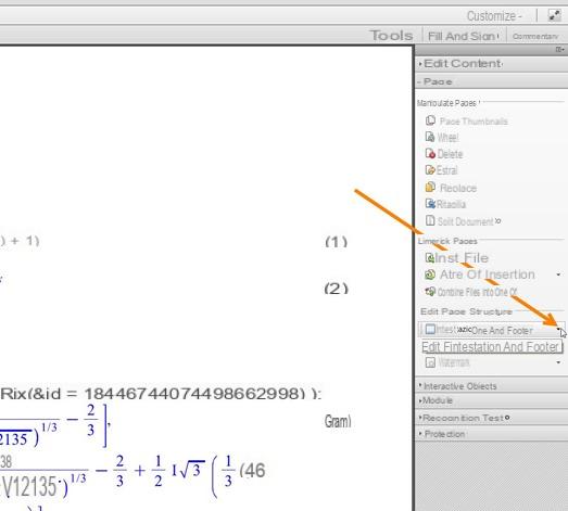 How to Number Pages of a PDF Document -