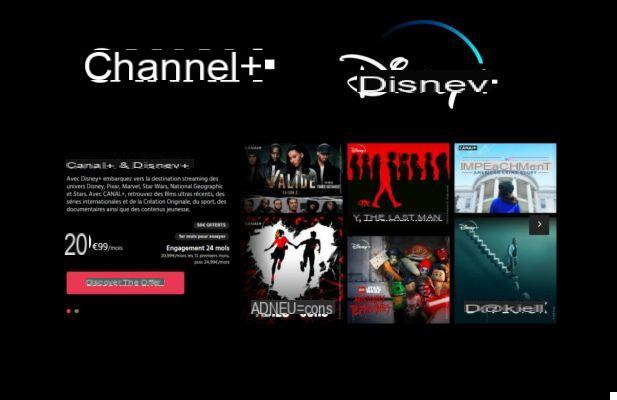 Disney + está de volta ao catálogo do Canal + com uma oferta dedicada a € 20,99 / mês