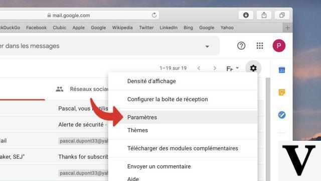 Como agendar uma mensagem fora do escritório no Gmail?