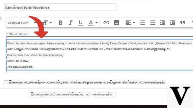 ¿Cómo programar un mensaje de fuera de la oficina en Gmail?