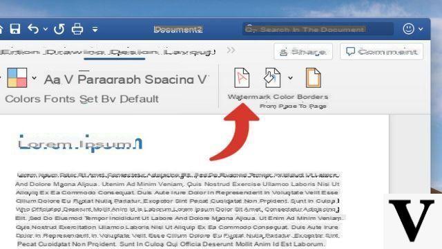 ¿Cómo agregar una marca de agua en un documento de Word?