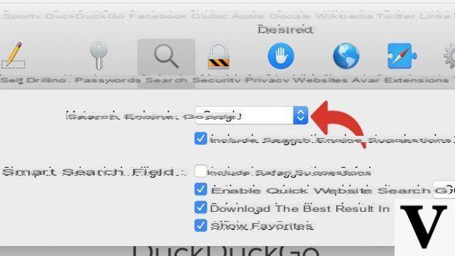 How to change the search engine on Safari?