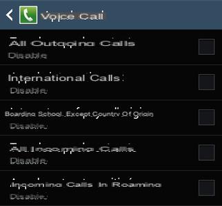 How to activate call restriction on Android?