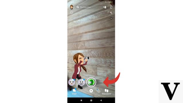 Como usar um Bitmoji no Snapchat?