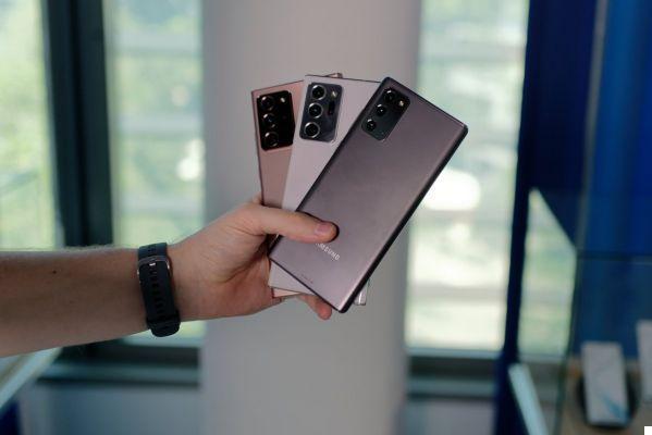 Samsung Galaxy Note 20 y 20 Ultra: nuestro agarre