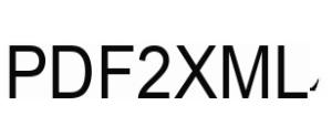 Convert PDF to XML -