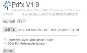 Convert PDF to XML -