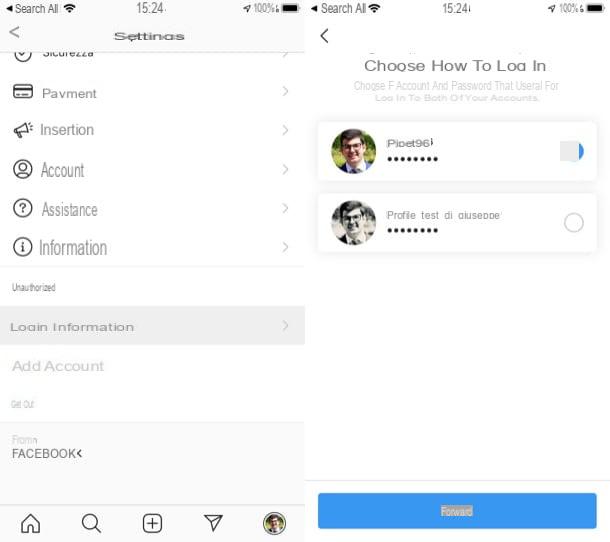 Cómo conectar dos cuentas de Instagram