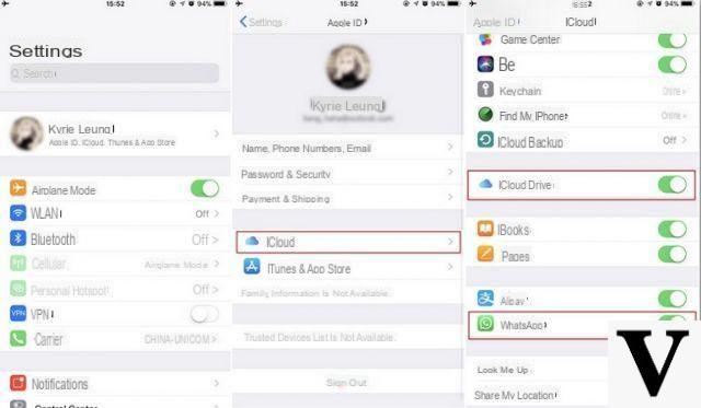 Copie Whatsapp a iPhone en Samsung S21 / S20 / S10 / S9 / S8 -