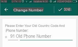 Use la misma cuenta de Whatsapp en un teléfono nuevo -