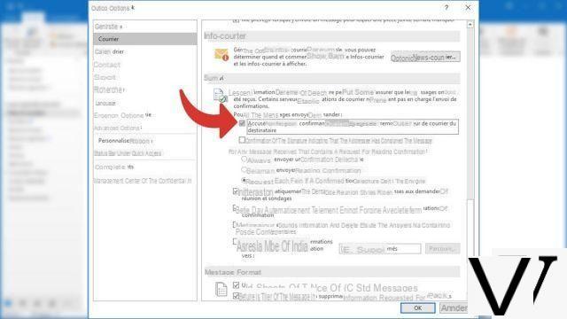 Como ativar o aviso de recebimento no Outlook?