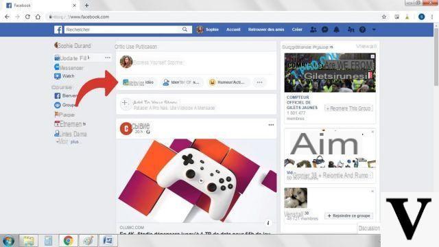 How to post a photo on Facebook?