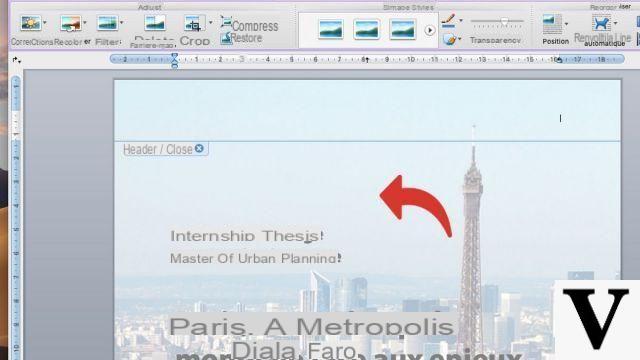 How to add background to Word document?