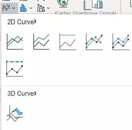 Excel chart: create a line chart