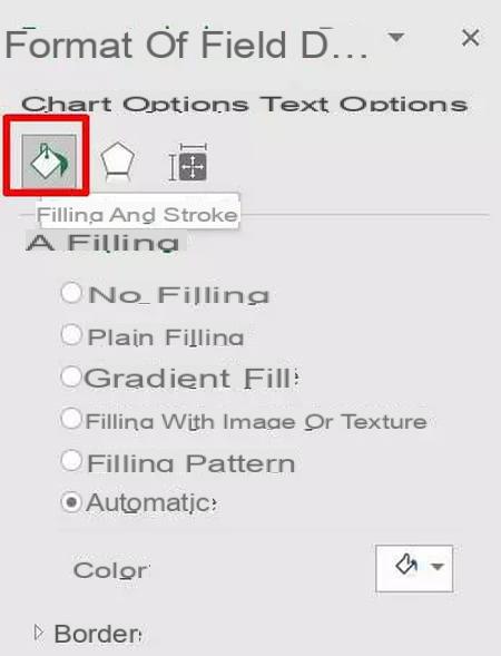 Excel chart: create a line chart