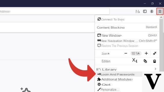 Como posso ver as senhas salvas no Firefox?