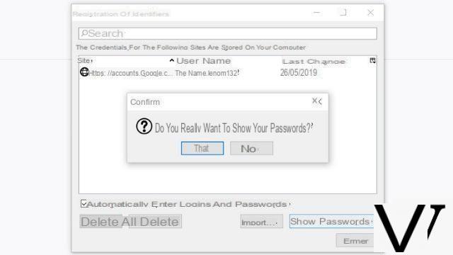 How do I view saved passwords in Firefox?