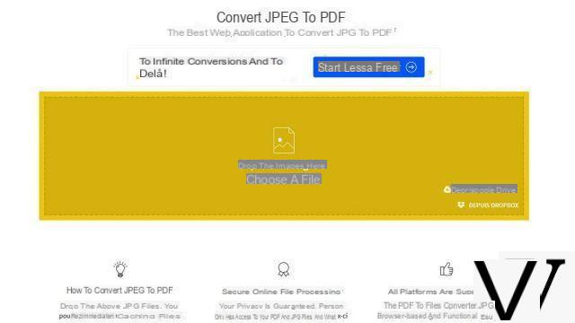 Como converter uma imagem Jpeg em PDF