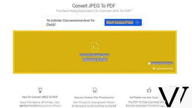 How to convert a Jpeg image to PDF