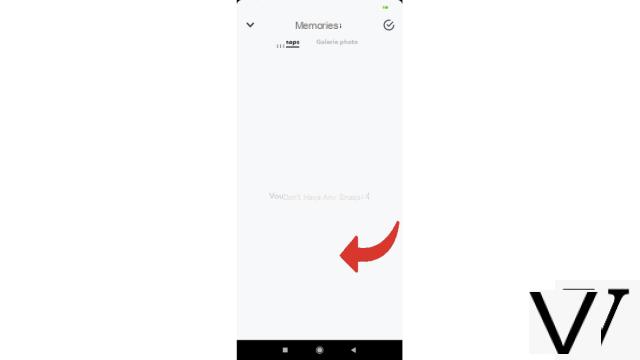 How to send an image from my smartphone to Snapchat?