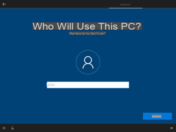 Install Windows 10 without a Microsoft account