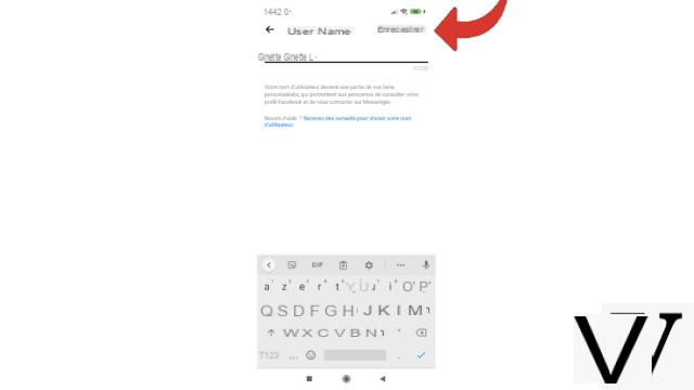 How to create a username on Messenger?