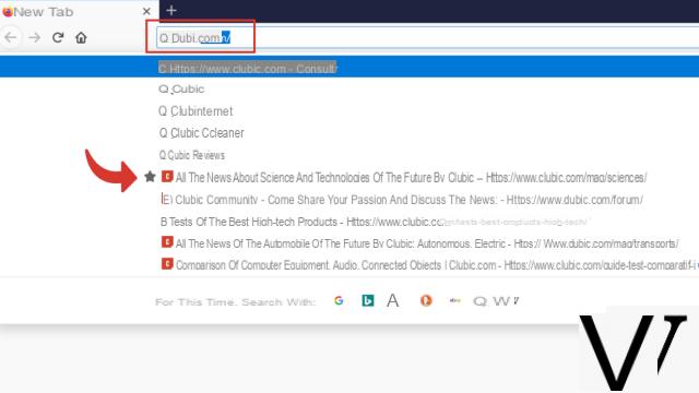 How to display your favorites on Mozilla Firefox?