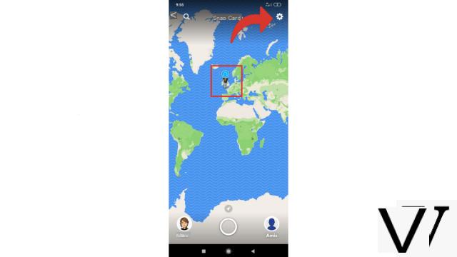 How to activate or deactivate geolocation on Snapchat?