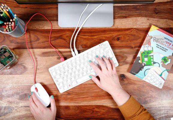 This Raspberry Pi 400 keyboard only needs a screen to work